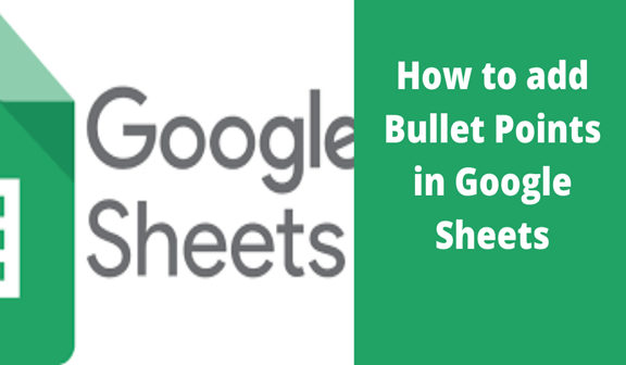 How To Add Bullet Points In Google Sheets