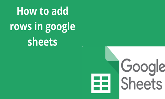 How To Add Rows In Google Sheets