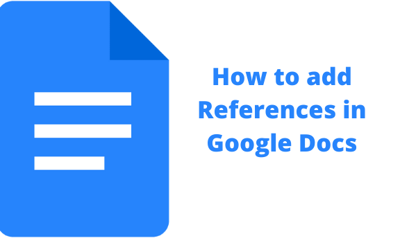 How To Add References In Google Docs